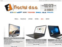 Tablet Screenshot of fractal.ba